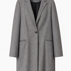 Adrianna Papell Gray Glen Plaid Trench Coat